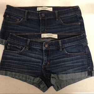 Abercrombie & Fitch-shorts, 2 pairs